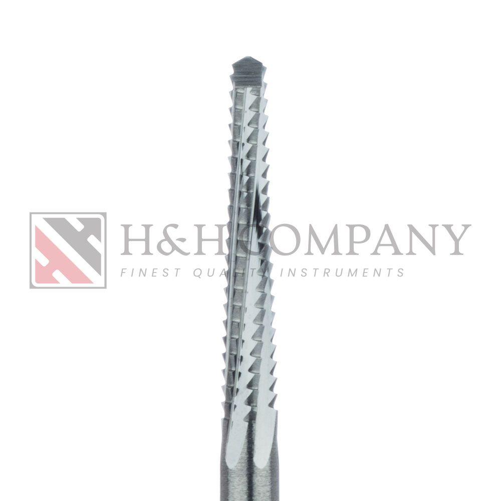 Surgical Lindemann Carbide Bur, Cross Cut, 1.6mm, Length 11.0mm, RAL