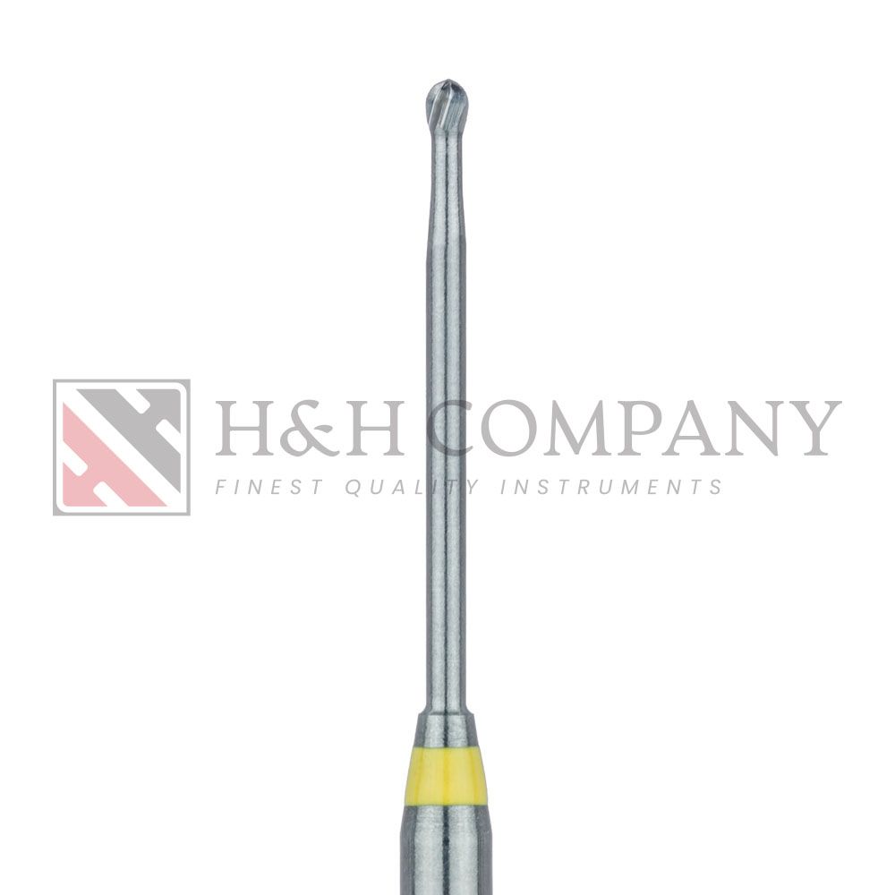 Long Neck Endo Access Bur, Carbide Cutting Tip, Round, 1.2mm, Length 31.0mm, RAL 2PK