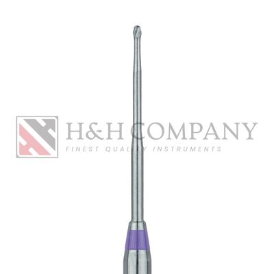 Long Neck Endo Access Bur, Carbide Cutting Tip, Round, 0.8mm, Length 31.0mm, RAL 2PK
