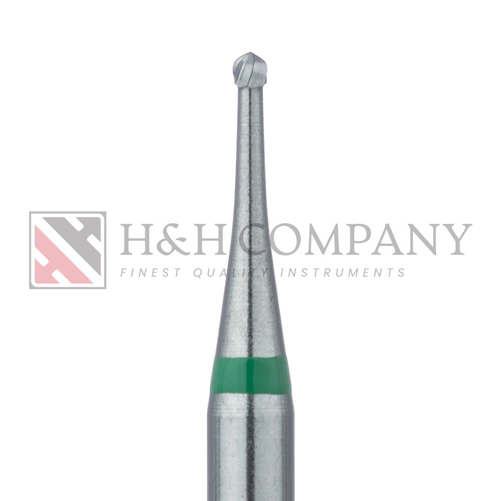 Operative Carbide Bur, Special Fluting Round, US#2S 1.0mm, RAL 5PK