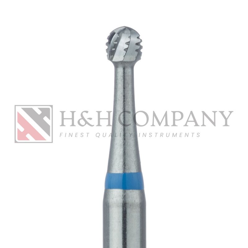 Operative Carbide Bur, Cross Cut, Round, 2.1mm, RAL 5PK