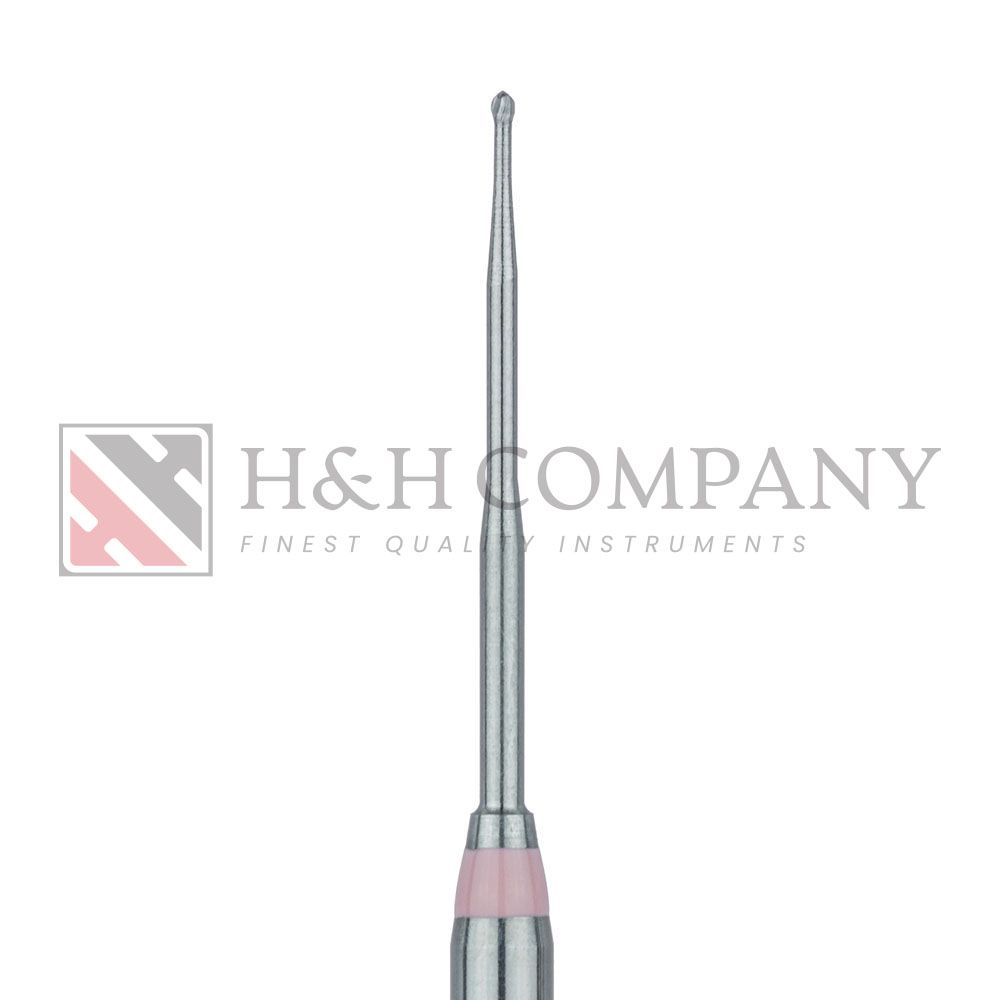 Long Neck Endo Access Bur, Carbide Cutting Tip, Round, 0.5mm, Length 31.0mm, RAL 2PK