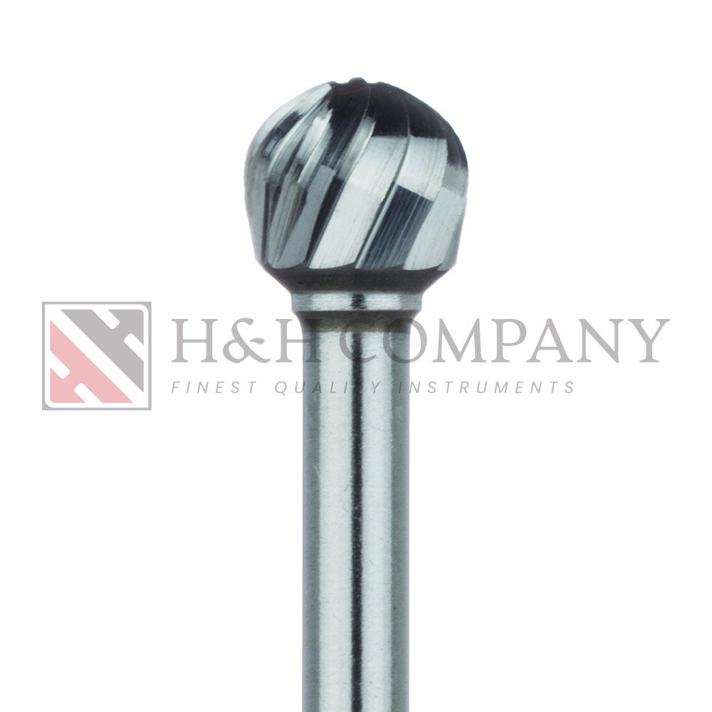 Surgical Round Carbide Bur, 5.0mm, Fine, RAL 2PK