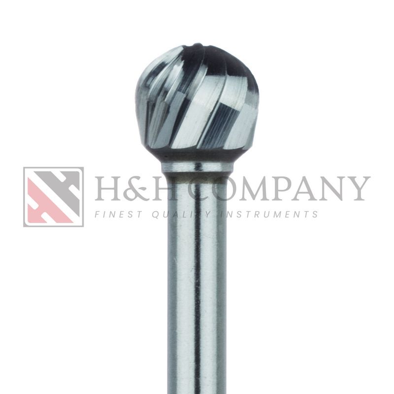 Surgical Round Carbide Bur, 5.0mm, Fine, RAL 2PK