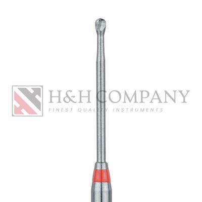 Long Neck Endo Access Bur, Carbide Cutting Tip, Round, 1.4mm, Length 31.0mm, RAL 2PK