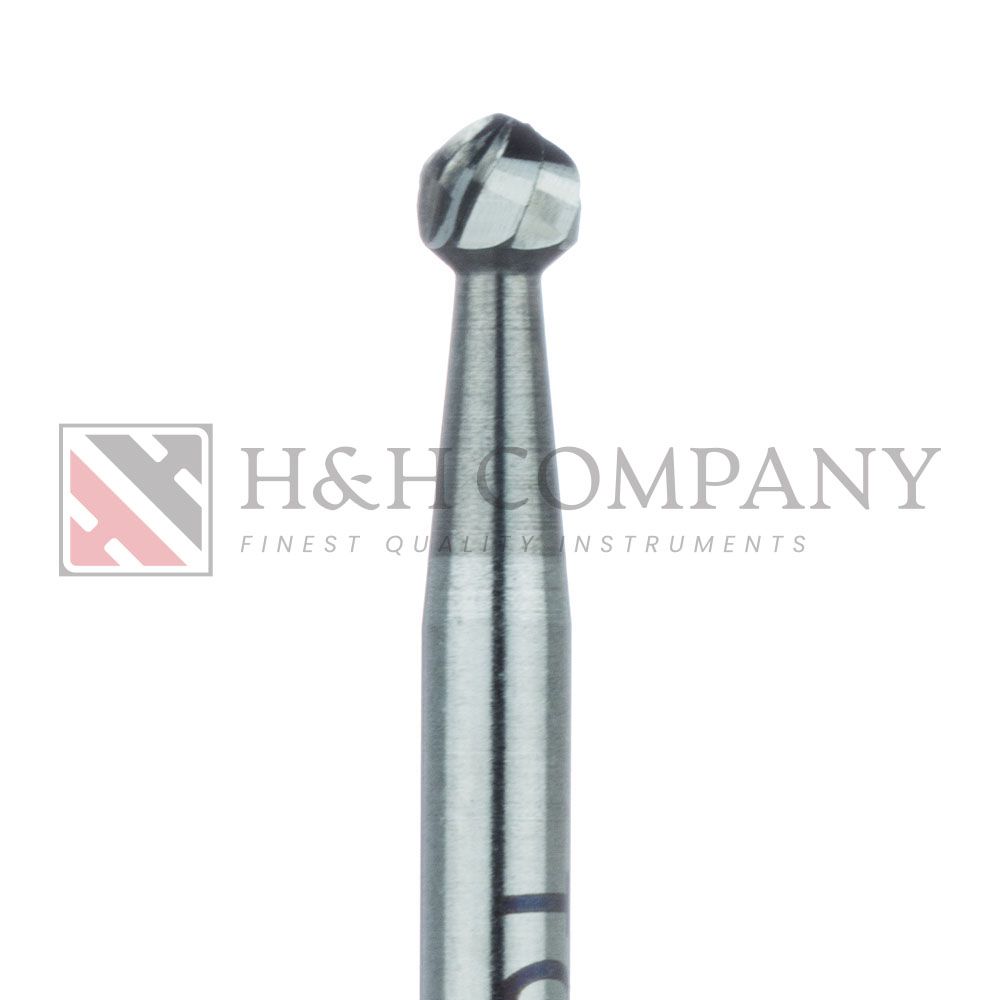 Surgical Round Carbide Bur, 2.7mm, Fine, RAL 2PK
