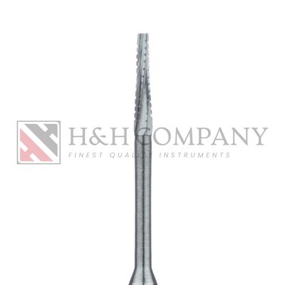 Surgical Carbide Bur, Tapered Fissure Cross Cut, US#700XXL, 1.0mm, RAL 5PK