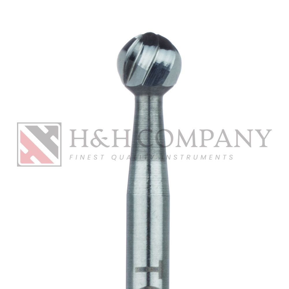 Surgical Round Carbide Bur, 3.5mm, Fine, RAL 2PK