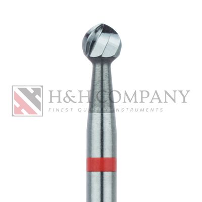 Surgical Round Carbide Bur, 3.1mm, Fine, RAL 2PK