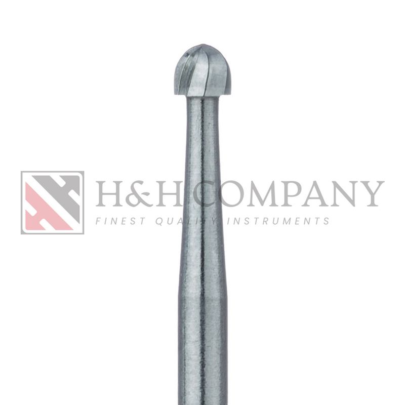 Operative Carbide Bur, Round, US #6, 1.8mm, FG 5PK