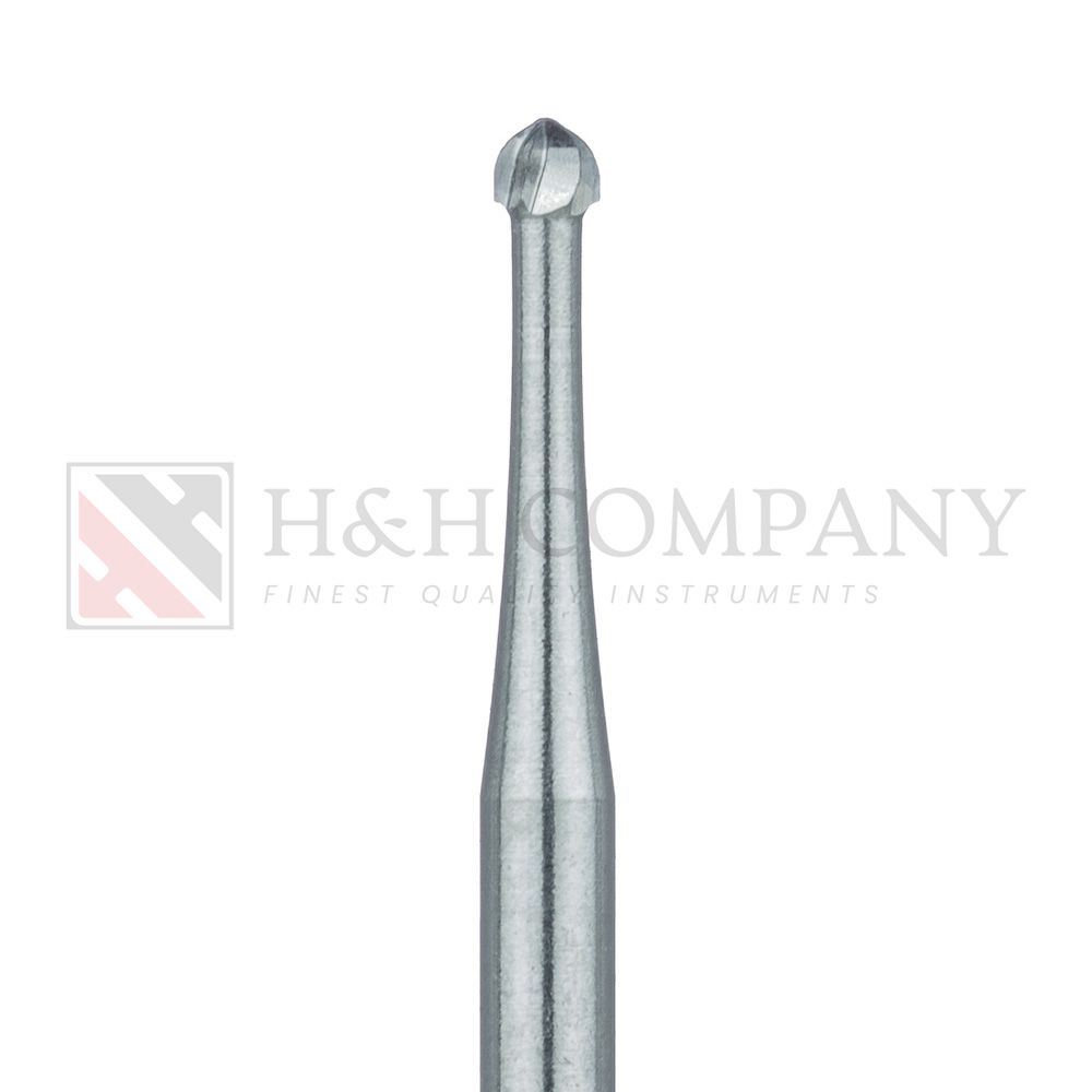Operative Carbide Bur, Round, US #3, 1.2mm, FG 5PK