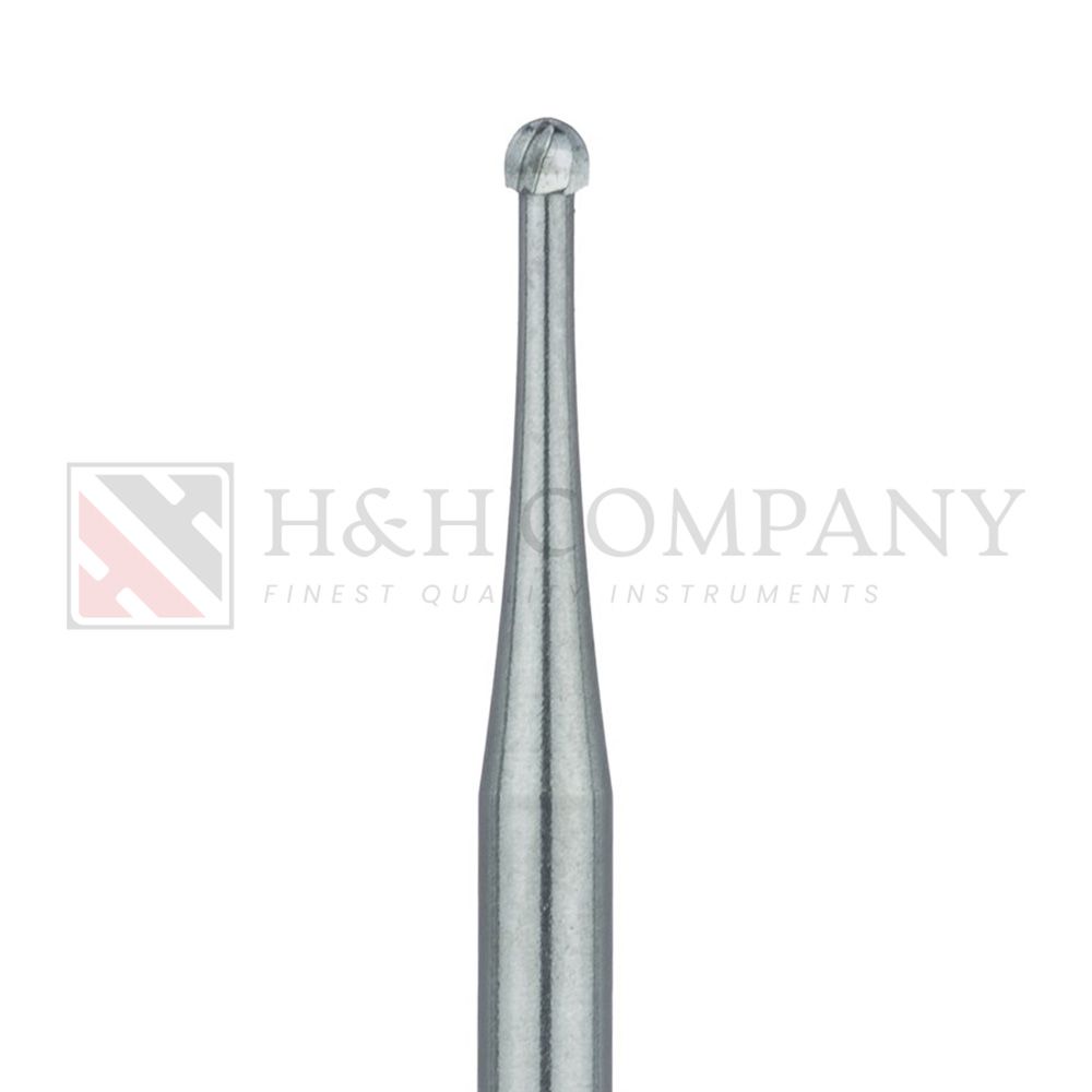 Operative Carbide Bur, Round, US #2, 1.0mm, FG 5PK