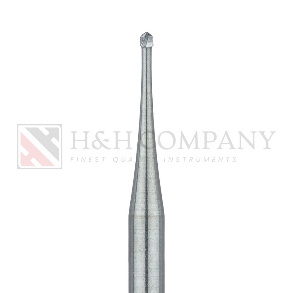 Operative Carbide Bur, Round, US #1 / 2, 0.6mm, FG 5PK