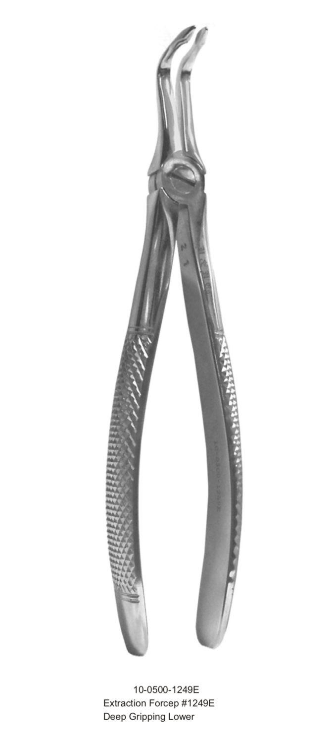 EXT FORCEP #1249E LOWER ROOTS