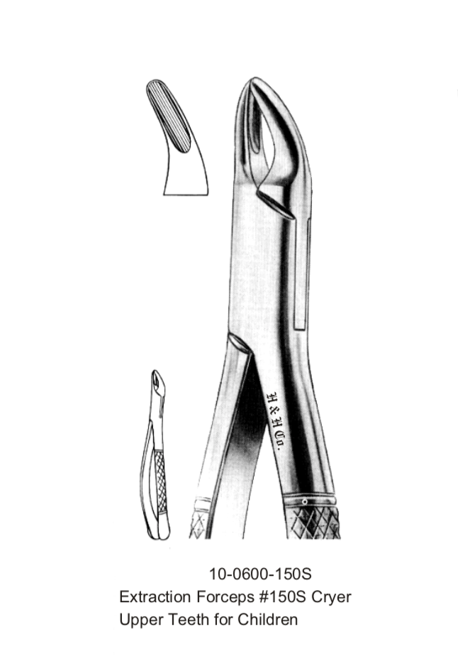 Extraction Forceps #150S Child Upper Universal