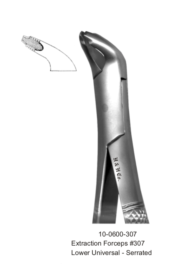 EXT FORCEP #307 LOWER UNIVERSAL