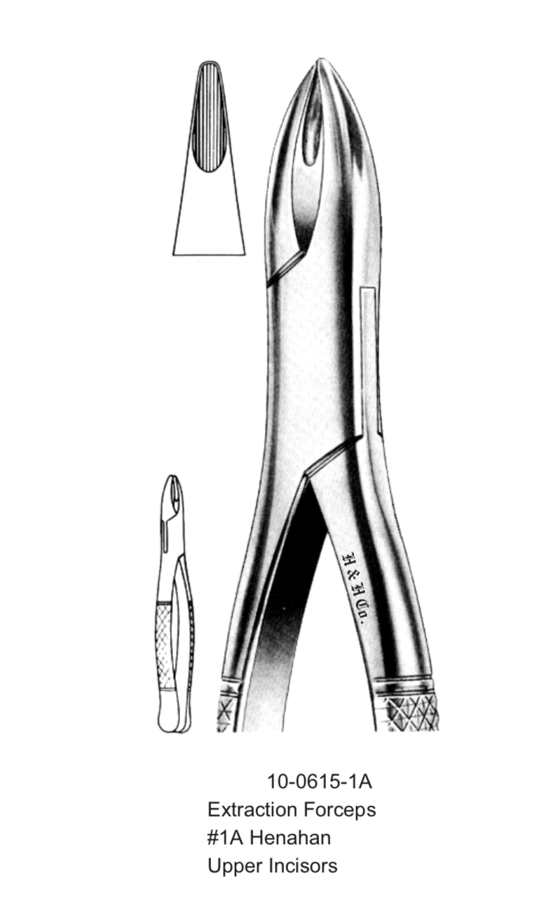 EXT FORCEP #1A UPPER INCISORS