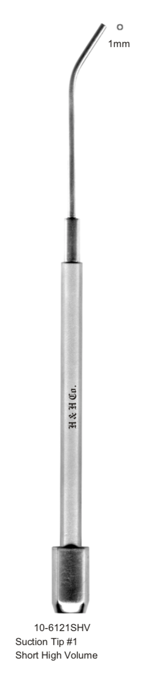 SUCTION TIP #1 SHORT HI VOLUME