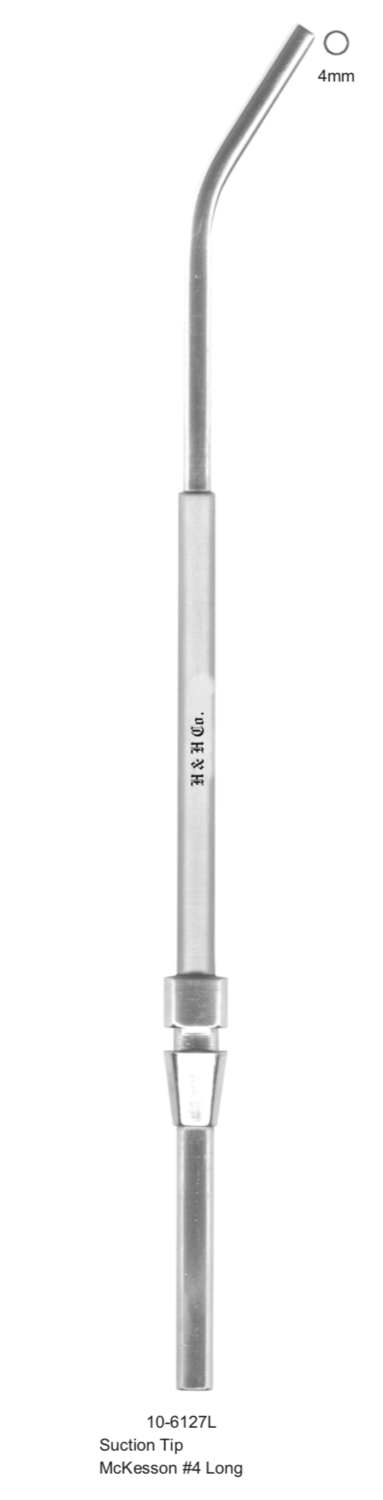 SUCTION TIP MCKESSON #4 LONG