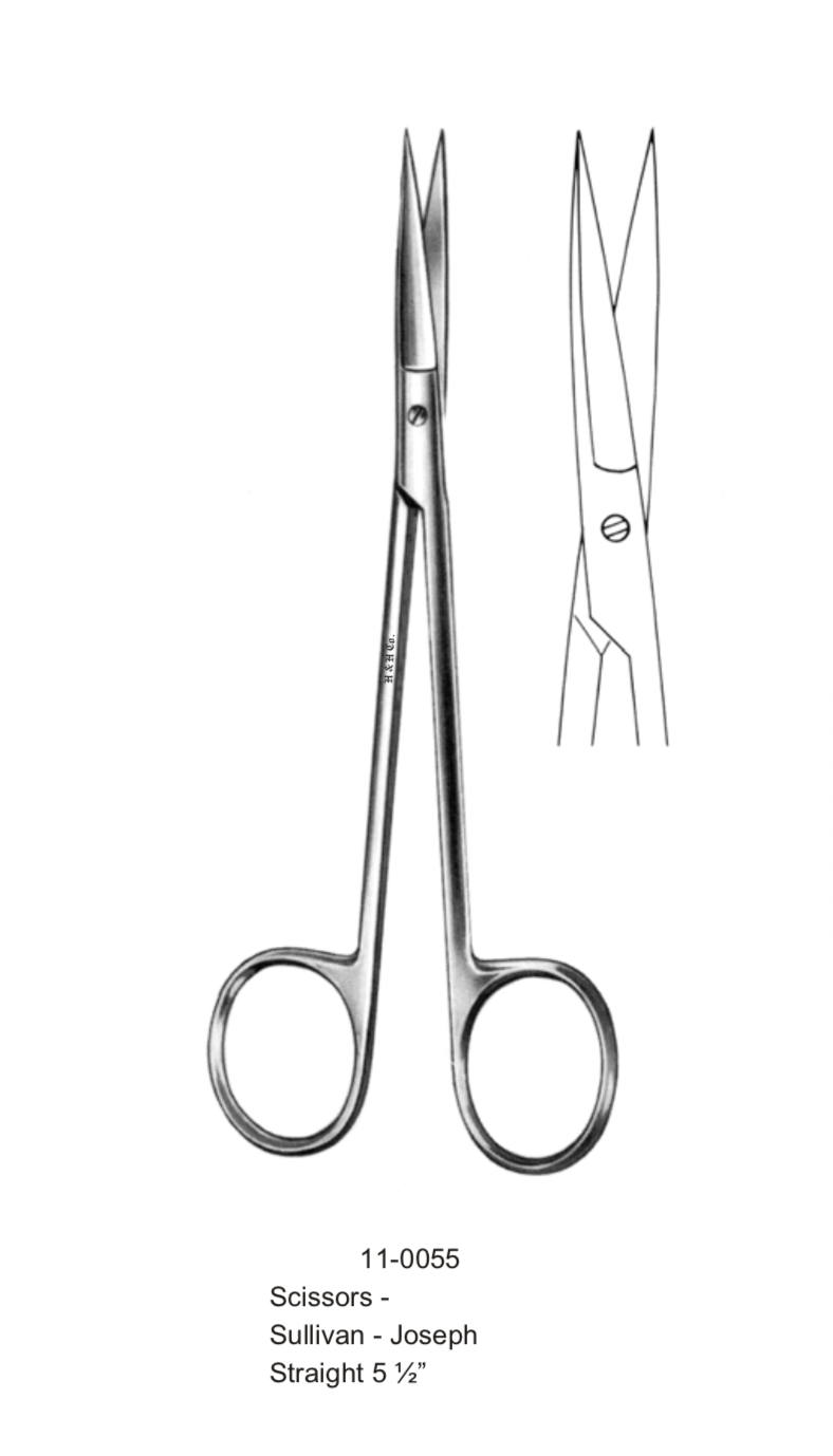SCISSORS JOSEPH STRAIGHT 5 1/2&quot;
