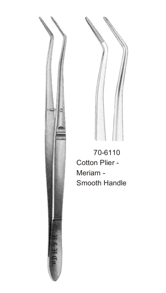 COTTON PLIERS-MERIAM SMTH HNDL