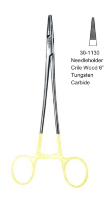 NEEDLE HOLDER - CRILE-WOOD-6 NEEDLE HOLDER - CRILE-WOOD-6