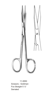 SCISSORS GOLDMAN FOX STRAIGHT 5&quot;
