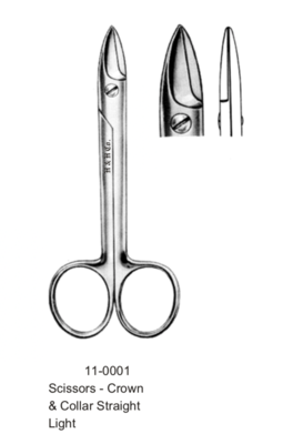 SCISSORS-CROWN &amp; COLLAR-SR.-LT