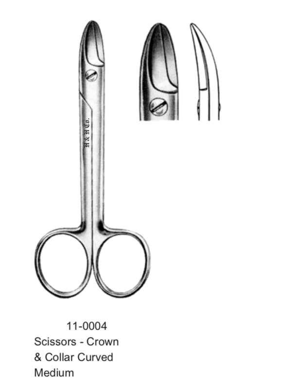 SCISSORS-CROWN &amp; COLLAR-CRV-MD