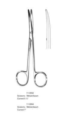SCISSORS METZENBAUM CRV-7&quot;