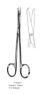 SCISSORS-SUTURE-5 3/4&quot; DELICAT