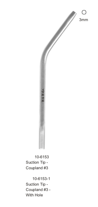 #3 COUPLAND SUCTION TIP W/HOLE