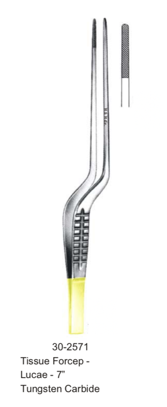 TISSUE FORCEPS - LUCAE - 7" DISCONTINUED