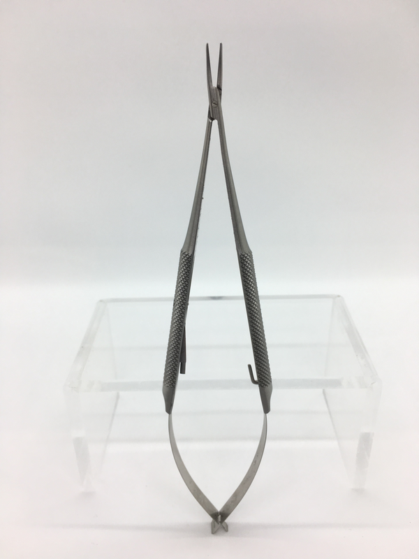 NEEDLE HOLDER-MICRO-SURGERY 6"-CV-RND.HDL.-W/CAT DISCONTINUED