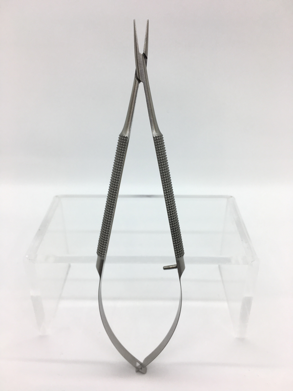 NEEDLE HOLDER-MICRO-SURGERY 6"STR.RND HDLE DISCONTINUED