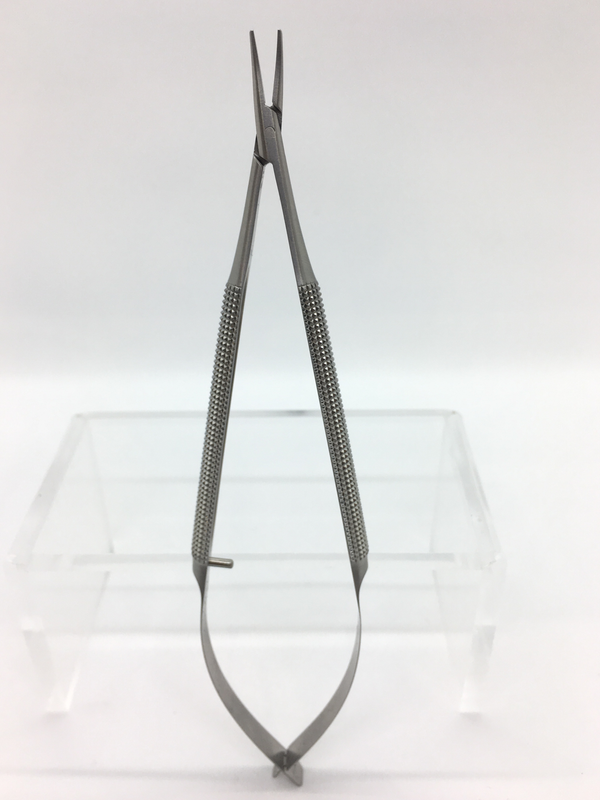 NEEDLE HOLDER-MICRO-SURGERY 6"-CRV.RND.HDLE DISCONTINUED
