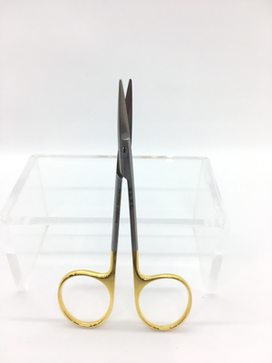 SCISSORS IRIS 4 1/2&quot; CURVED BLUNT DISCONTINUED