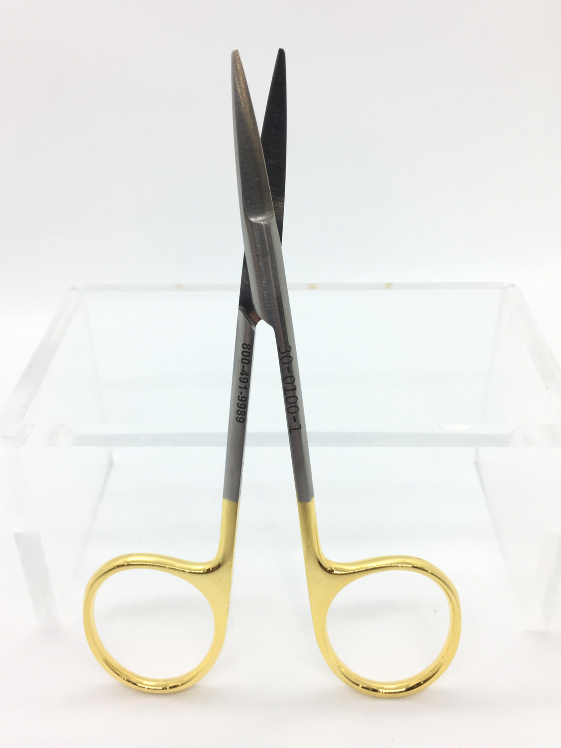 SCISSORS IRIS 4 1/2&quot; STR BLUNT DISCONTINUED