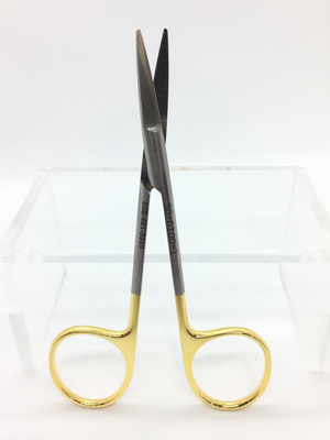 SCISSORS IRIS 4 1/2&quot; STR BLUNT DISCONTINUED