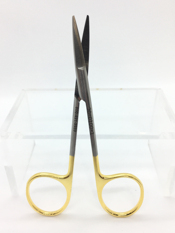 SCISSORS IRIS 4 1/2" STR BLUNT DISCONTINUED