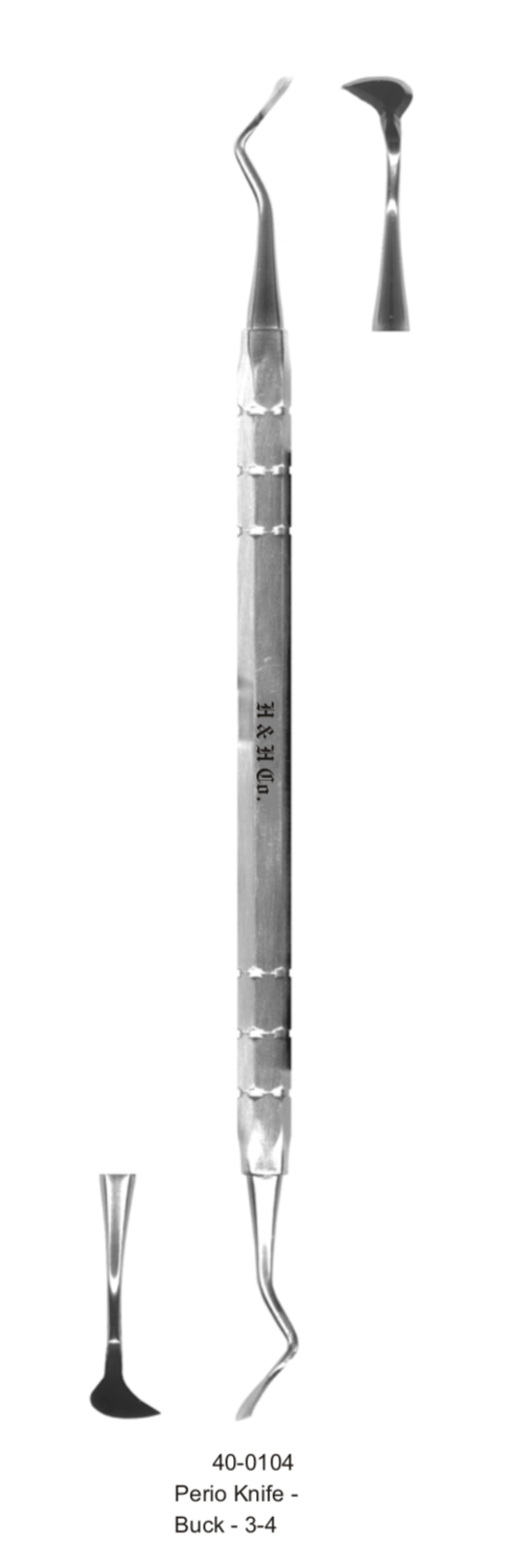PERIO KNIFE-BUCK-3/4