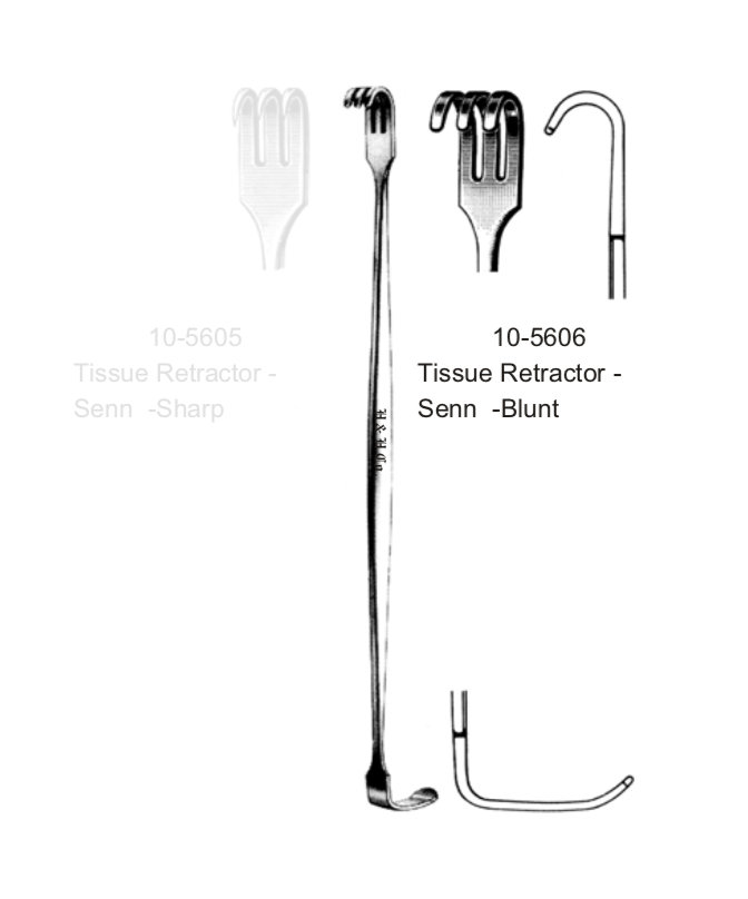 TISSUE RETRACTOR SENN BLUNT