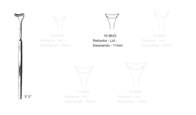 RETRACTOR LID DESMARRES 12mm
