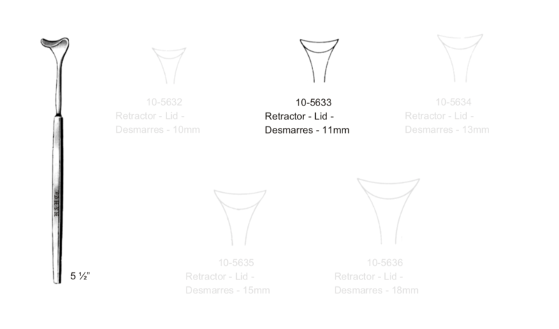 RETRACTOR LID DESMARRES 12mm