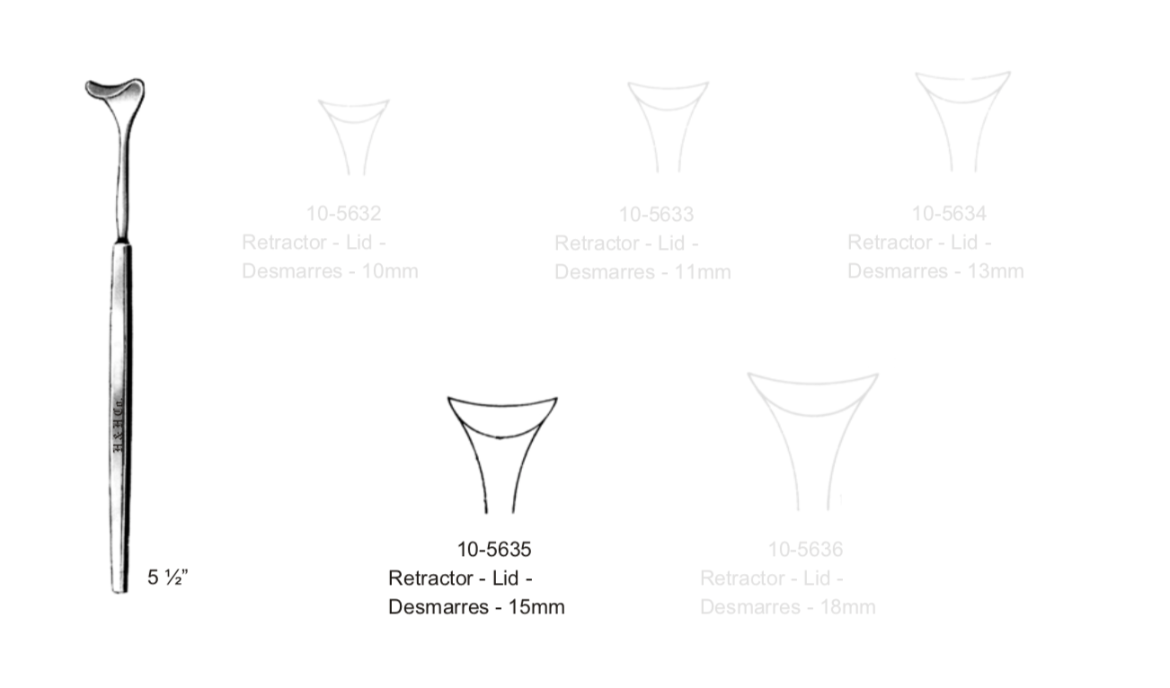 RETRACTOR LID DESMARRES 16mm