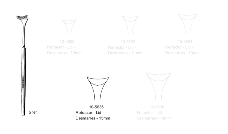 RETRACTOR LID DESMARRES 16mm