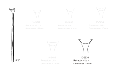 RETRACTOR LID DESMARRES 18mm