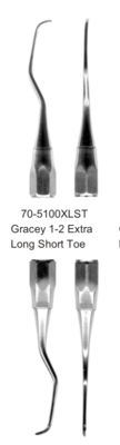 CURETTE - GRACEY 1-2 REGULAR EXTRA LONG SHORT TOE CURETTE - GRACEY 1-2 REGULAR EXTRA LONG SHORT TOE