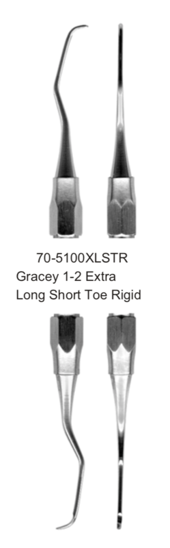 CURETTE - GRACEY 1-2 EXTRA LONG SHORT TOE RIGID