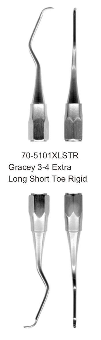 CURETTE - GRACEY 3-4 REGULAR EXTRA LONG SHORT TOE RIGID